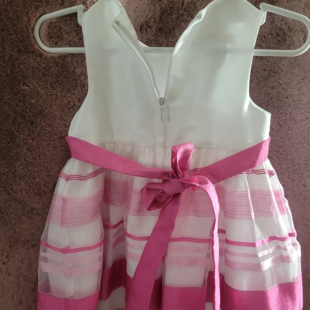 American Princess Dress, Pink White Summer Spring Party Special Occasion 24 M - Picture 9 of 11